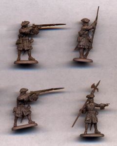 British infantry, firing line, War of the Spanish Succession 1701-1714, 1:72