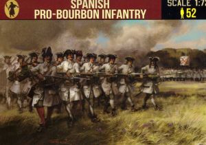 Spanish pro-bourbon infantry, 1701-1714, 1:72