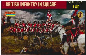 Britische Infanterie, im Karrée, 1:72