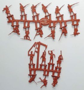 Highlander infantry, in square, napoleonic 1:72