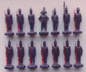 Preview: British light infantry, Napoleonic era, standing, order arms, 1:72