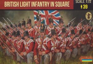 British light infantry, in Squre, Napoleonic era, 1:72
