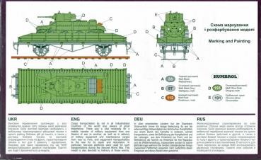 BT-5 auf Schienenplattform, 1:72