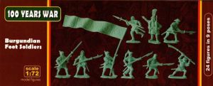 Preview: Burgundisches Fußvolk, 100jähriger Krieg, 1:72