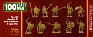 Preview: Französische Ritter und Waffenknechte, 100jähriger Krieg, 1:72