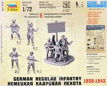 Deutsche reguläre Infanterie '39-'42, 1:72
