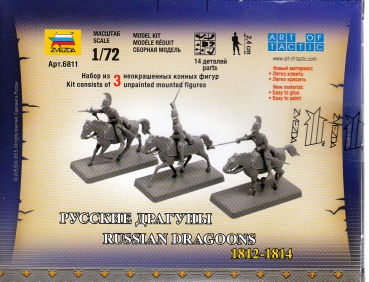 Russische Dragoner, 1812-1814, 1:72
