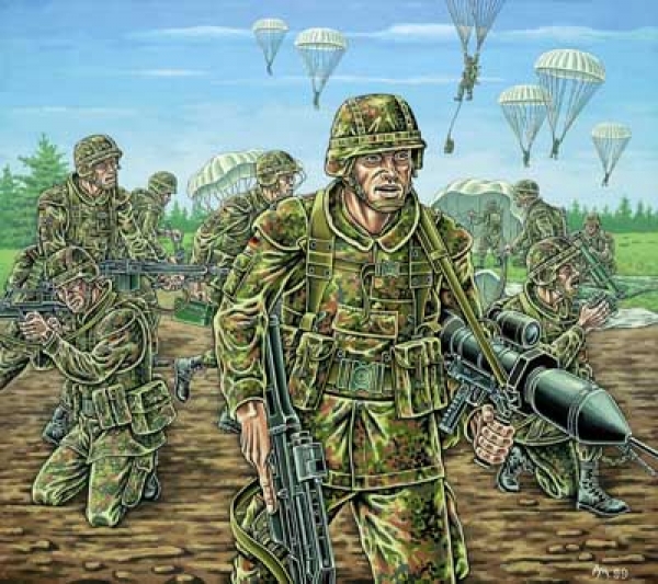 Deutsche Fallschirmjäger(modern), 1:72