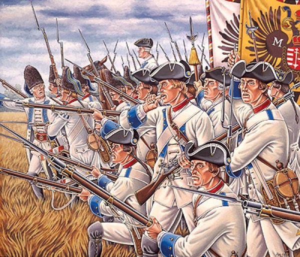 Österreichische Infanterie, 7-jähriger Krieg, 1756-1763,  1:72