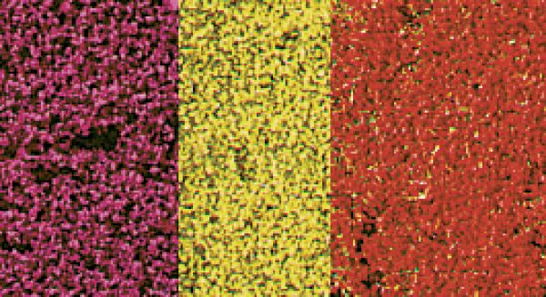 decovlies Blumendecor,  3 Farben, 28 x 14cm