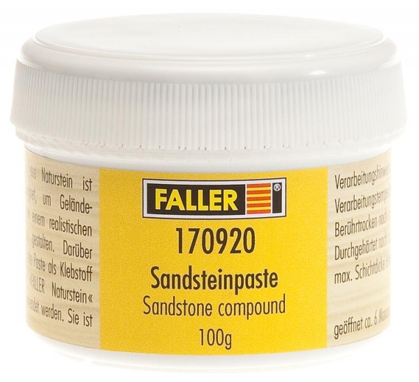 FALLER Natural stone, Stone paste, dark yellow, 100 g