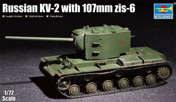 KV2 mit 107 mm Zis 6, 1:72
