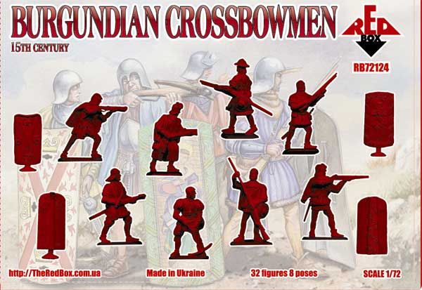 Burgundian Crossbowmen, 15th century, 1:72