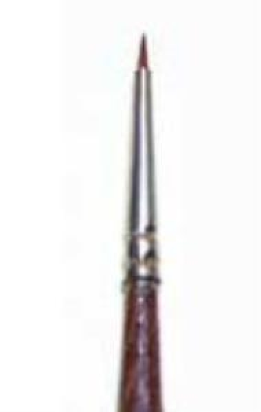Brush, round Tip, artificial hair, 0/3
