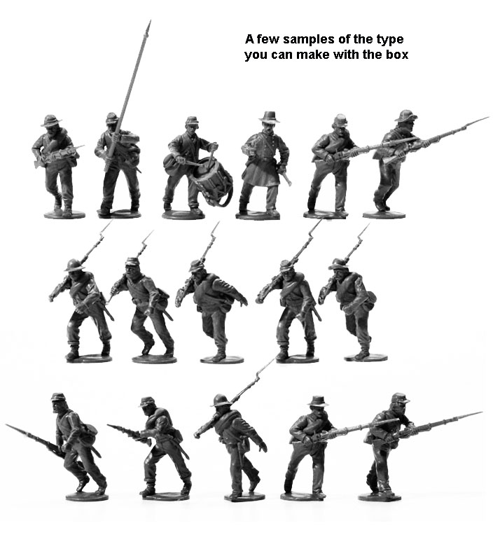 Amerikanischer Bürgerkrieg, Konföderierte Infanterie