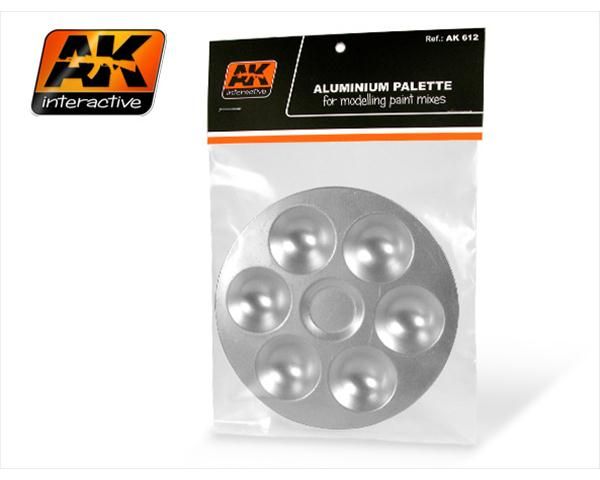 Rundpalette, Aluminium, 6 Felder