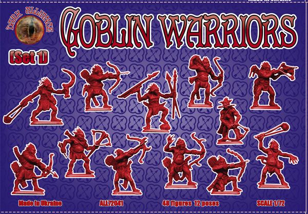 Goblin Krieger, Set 1, 1:72
