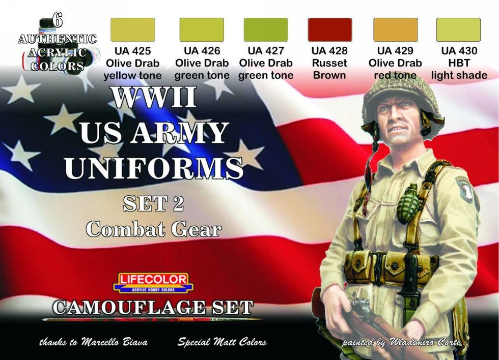 Color Set  WW2 US Combat Gear (2)