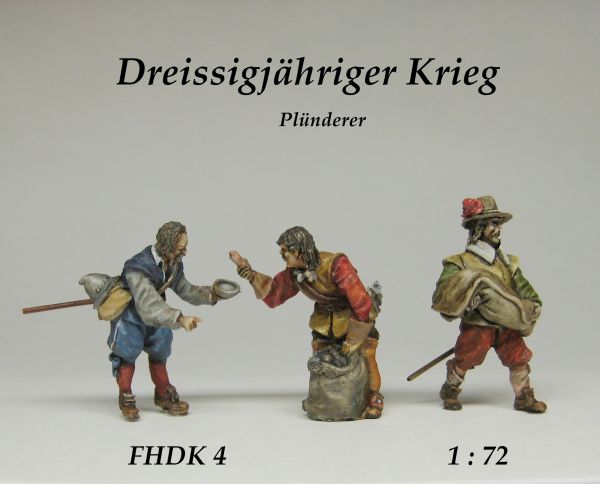 30 years war "Looters" Set 5, 1:72