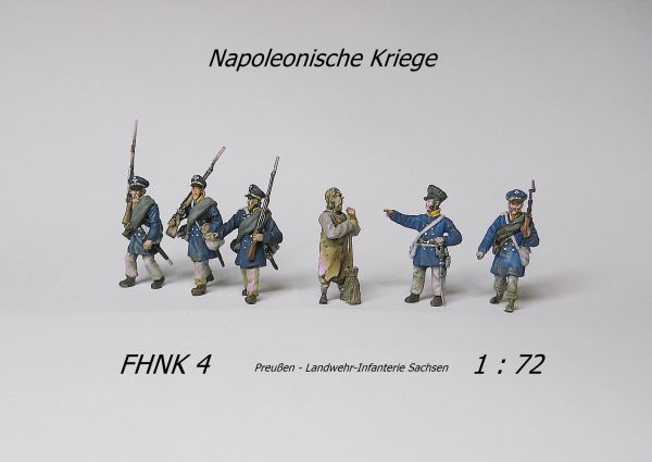 Preussische Landwehr Set 1, 1:72