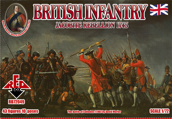 British Infantry, Jacobite Rebellion 1745, 1:72