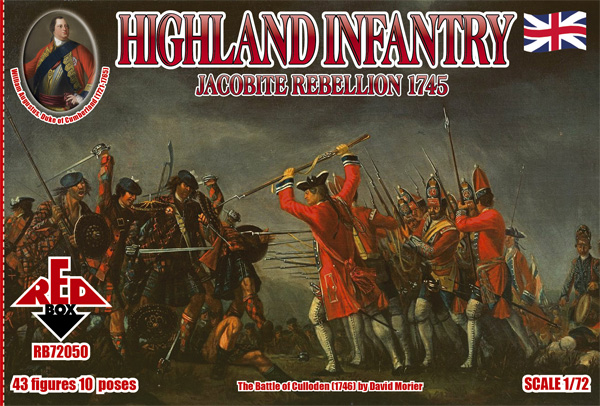 Highland Infantry, Jacobite Rebellion 1745, 1:72