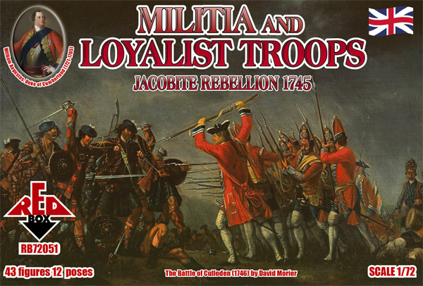 Culloden: Militia and Loyalits, Jacobite Rebellion 1745, 1:72