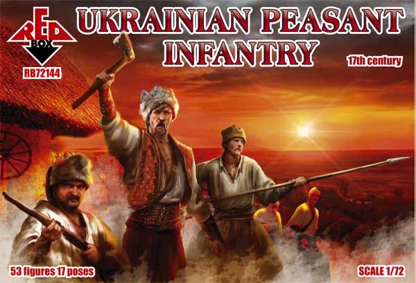 Ukrainische Bauern Infanterie, 17. Jahrhundert, 1:72