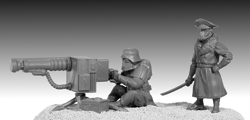 Shock Troops "Schwere Waffen" (28mm)