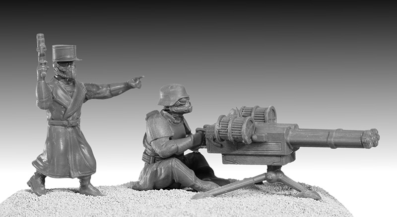 Shock Troops "Schwere Waffen" (28mm)