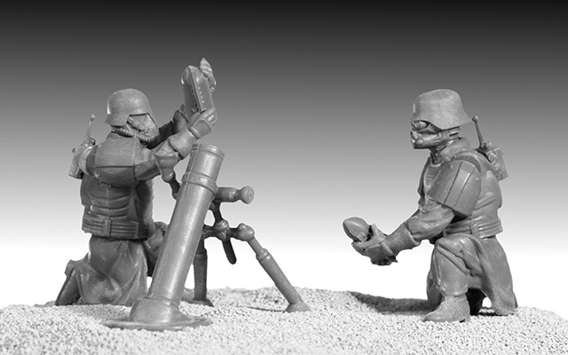Shock Troops "Schwere Waffen" (28mm)