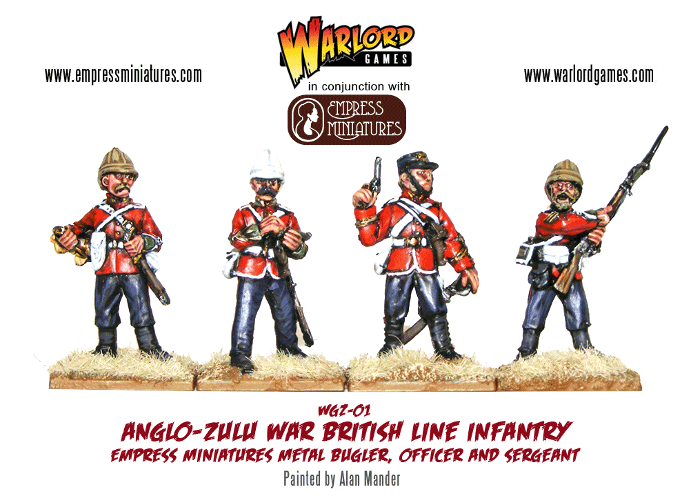 Britische Infanterie, Zulukriege (28mm)