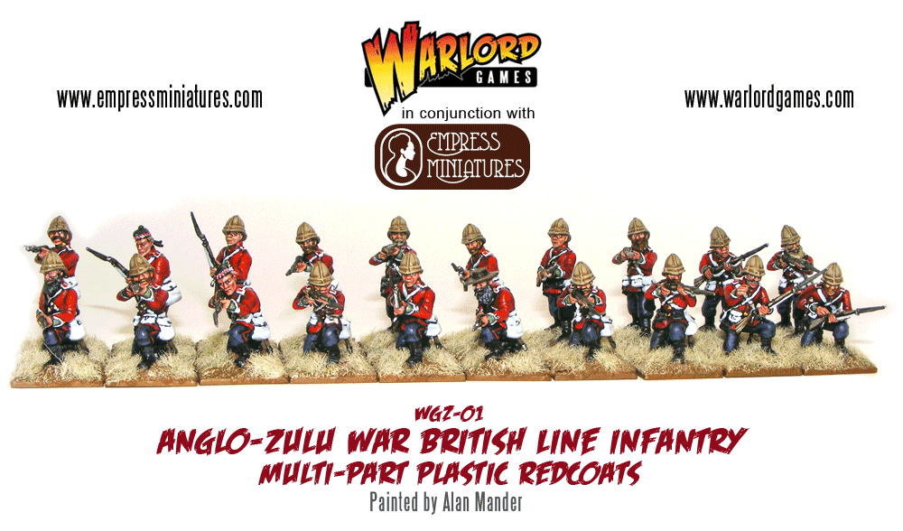 Britische Infanterie, Zulukriege (28mm)