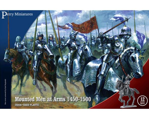 "Men at arms" 1450-1500, zu Pferd (28mm)