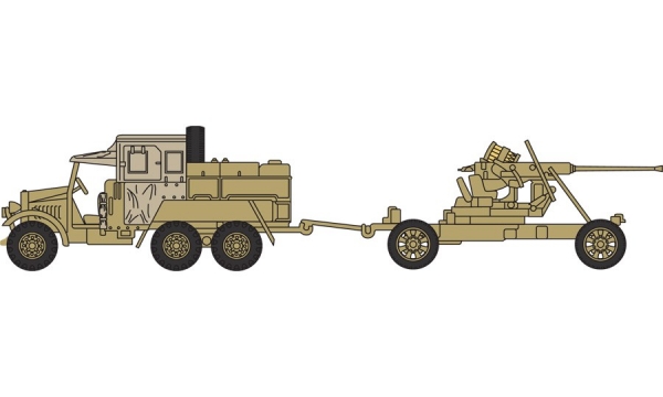 Bofors 40mm Kanone & Morris CS8 Zugmaschine, 1:76