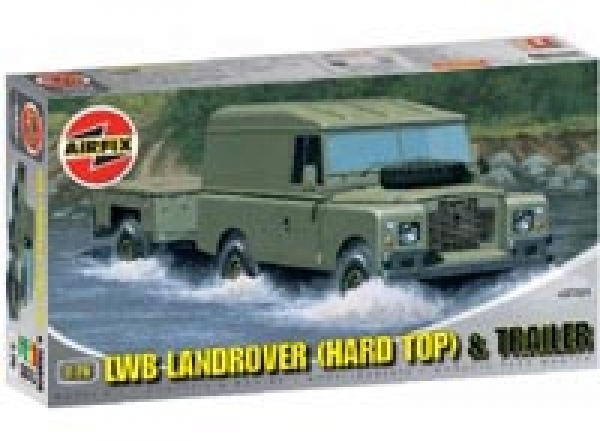 LWB Landrover & Anhänger, 1:76