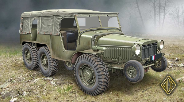 French Artillery tractor (6x6) W-15t, 1:72