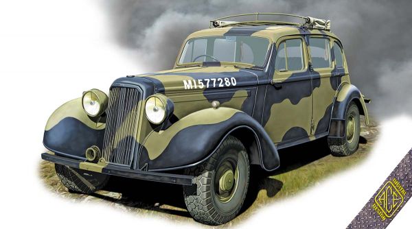Super Snipe Saloon British Staff Car, 1:72