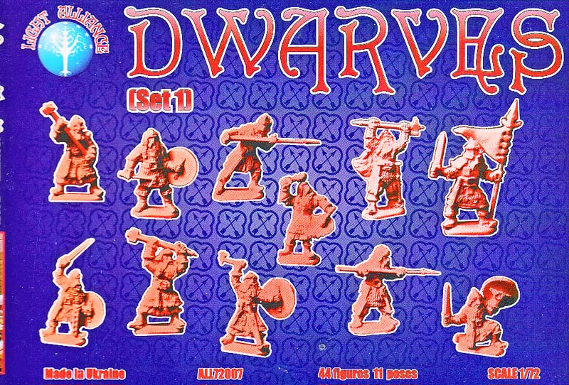 Zwerge Set 1, 1:72