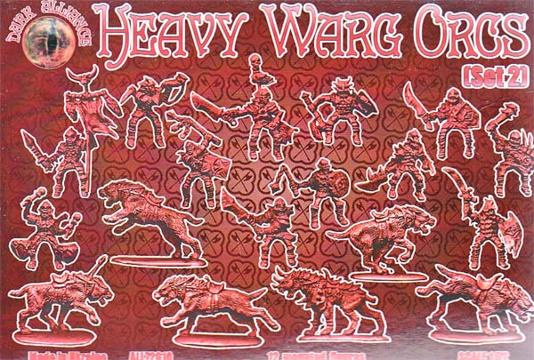 Orks - Schwere Warg-Reiter (Set 2), 1:72