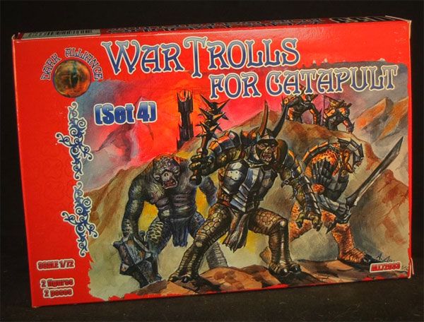 Kriegstrolle Set 4, für Katapult, 1:72