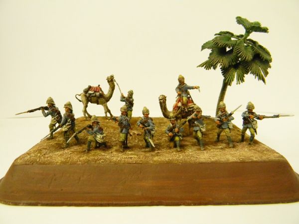 British Camel Corps, 1:72 (white metal)