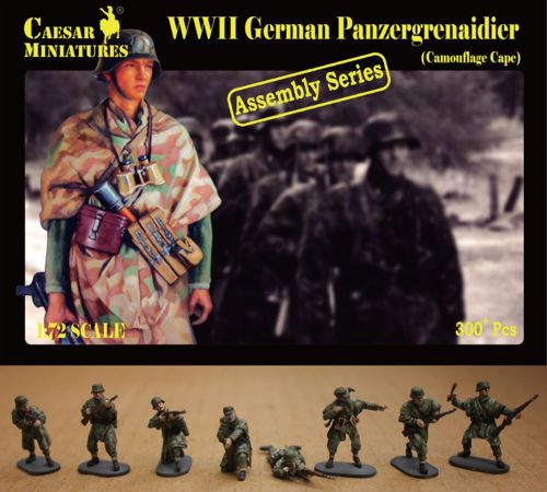 Deutsche Panzergrenadiere, Tarnmantel (Zeltbahn), Assembly Series, 1:72