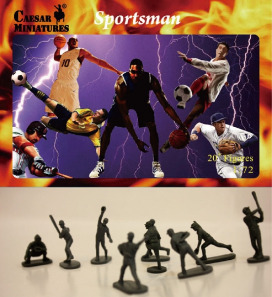Sportler Set 3 (Baseball), 1:72