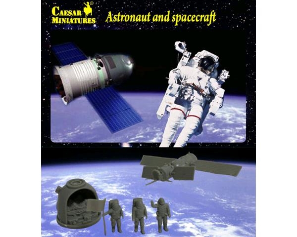 Astronaut und Raumschiff, 1:72