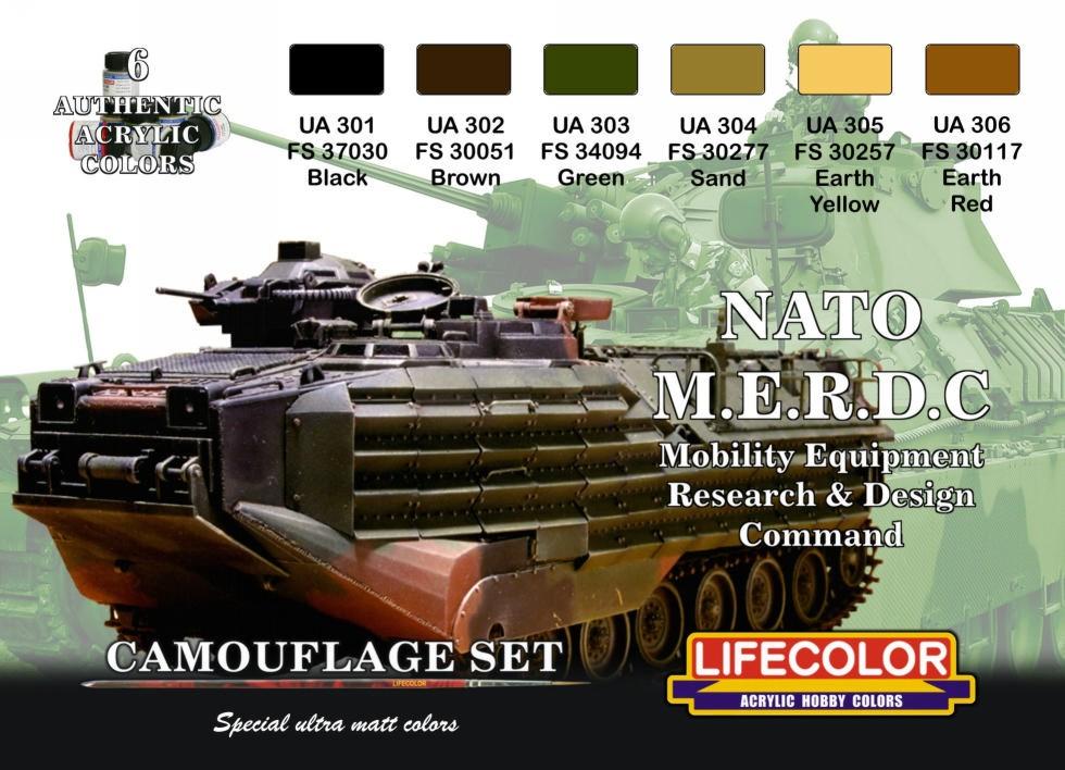 Camouflage Set "NATO M.E.R.D.C."
