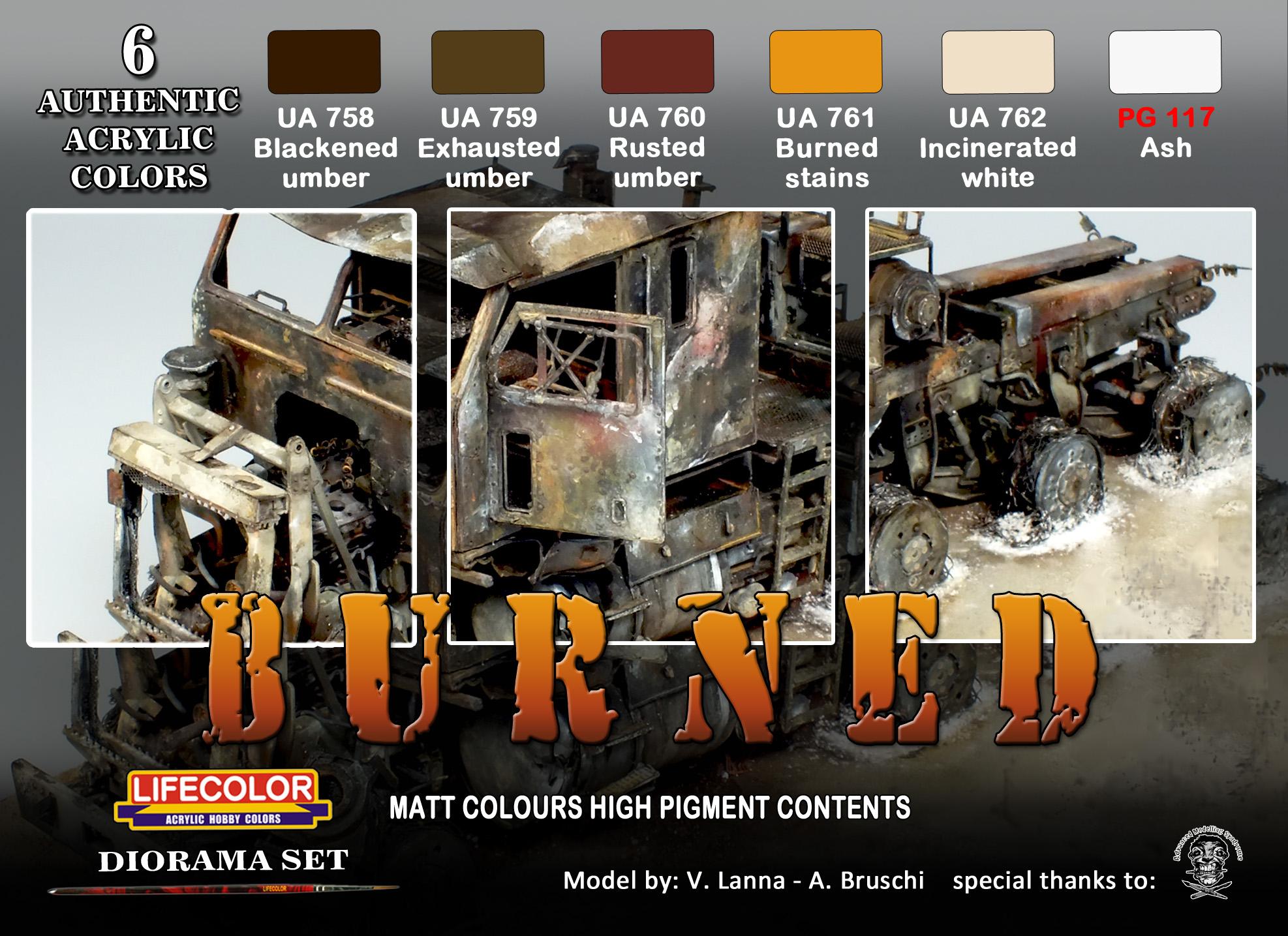 Color Set "Burned Set"