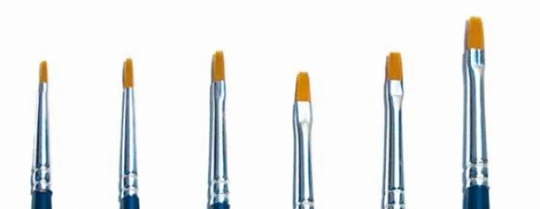 Synthetic Brush, flat Size 00