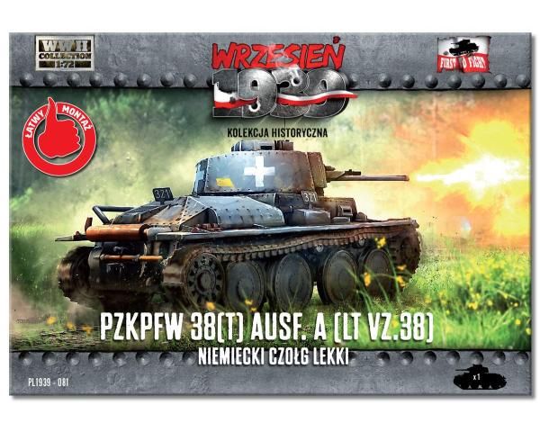 Pz.Kpfw. 38(t), Ausf. A, 1:72