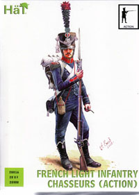 Französische leichte Infanterie Chasseurs (Kampfposen) (28mm)